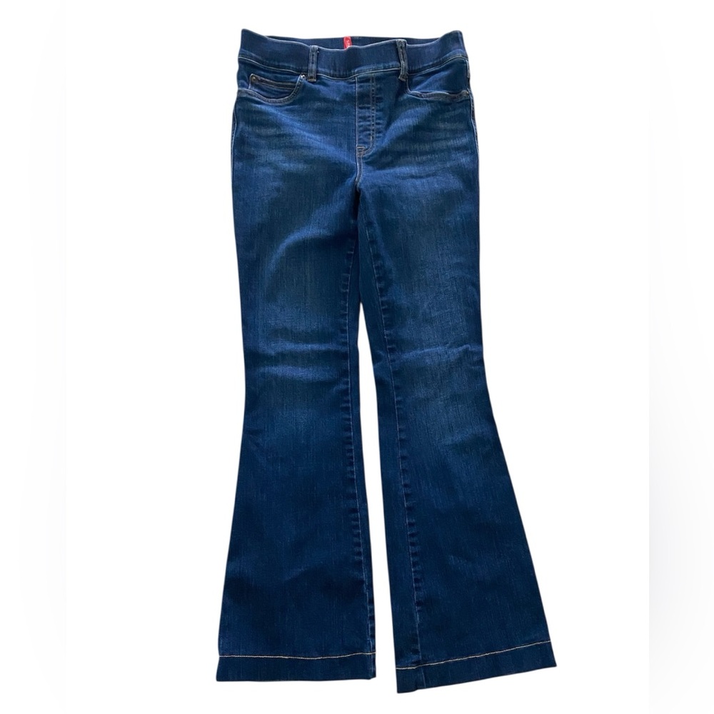 SPANX Dark Blue Flare Bootcut Jeans M